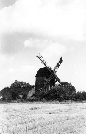 Drackenstedt. Mühle Michaelis, Bockmühle (1984/85 nach Hohenwarthe, Landkreis Jerichower Land, umgesetzt)