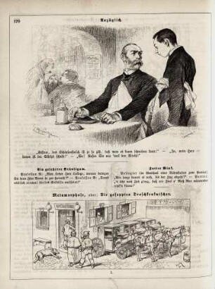 "Anzüglich" "Metamorphose, oder: Die gefoppten Droschkenkutscher"
