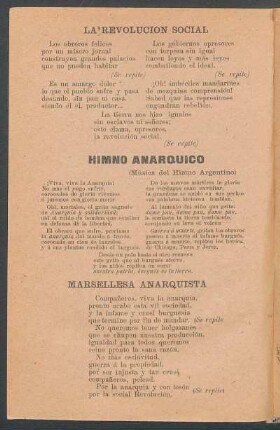 Himno anarquico : (Música del himno argentino)