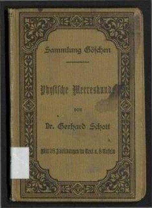 Physische Meereskunde; Sammlung Göschen ; 112