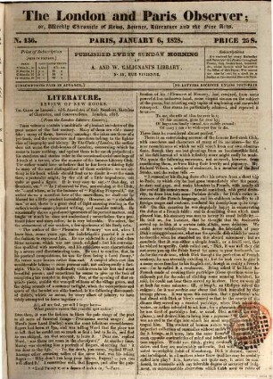 The London and Paris observer : or chronicle of literature, science, and the fine arts. 4. 1828