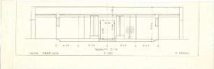Pfann, Paul; München - Theresienhöhe; Ausstellung München 1908 - Wand (Schnitt)