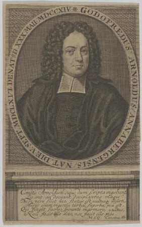 Bildnis des Godofredus Arnoldus