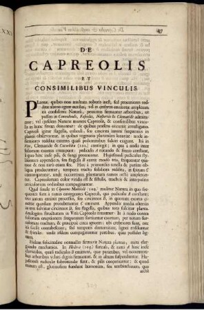 De Capreolis Et Consimilibus Vinculis.