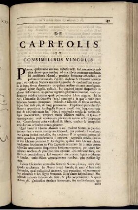 De Capreolis Et Consimilibus Vinculis.