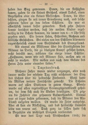 5. Tagesanbruch