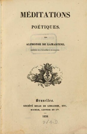 Meditations Poetiques