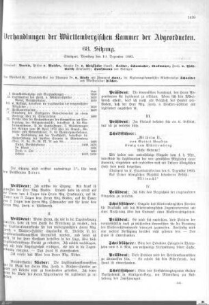 68. Sitzung, Stuttgart, 10.12.1895