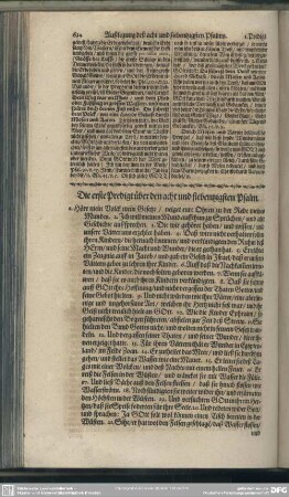 Die Predigten über den acht und siebentzigsten Psalm