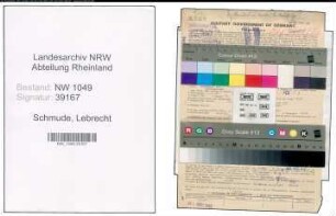 Entnazifizierung Lebrecht Schmude , geb. 02.10.1887 (Spediteur)