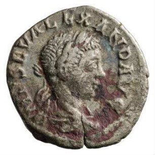 Münze, Denar, 222 n. Chr.