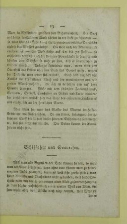Schiffahrt und Seereisen