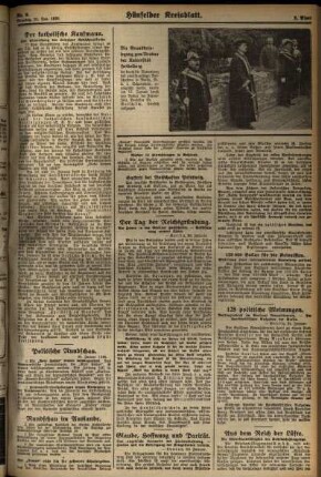 Zweite Ausgabe vom Dienstag, den 21. Januar 1930.