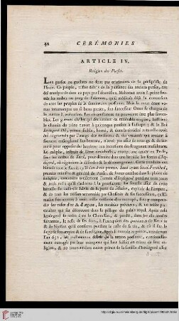 Article IV
