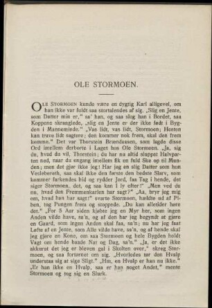 Ole Stormoen.