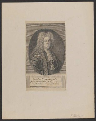 Porträt Robert Walpole (1676-1745)