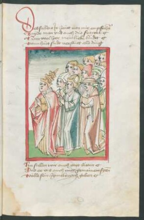 Papst, Geistliche, Könige usw. im Gebet