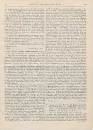 589-590 [Rezension] Billing, Gottfrid, Lutherska Kyrkans Bekännelse. 3 Hefte