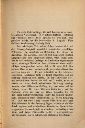 Beiträge zur Geschichte der älteren deutschen Litteratur, 3. Der altdeutsche Reimvers