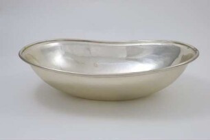 Ovale Silberschale