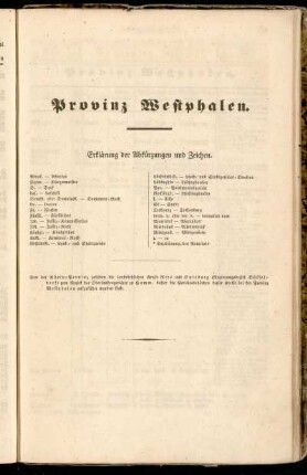 Provinz Westphalen