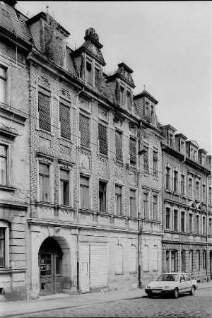 Dresden-Neustadt, Schönfelder Straße 15. Wohnhaus (um 1900). Straßenansicht