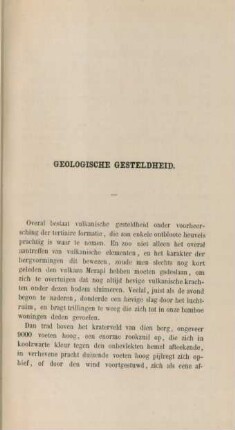Geologische gesteldheid