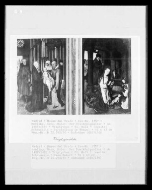 Der Dreikönigsaltar — Darstellung im Tempel