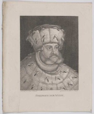 Bildnis des Friedrich III., Kurfürst von Sachsen