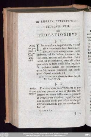 Titulus VIII. De Probationibus.