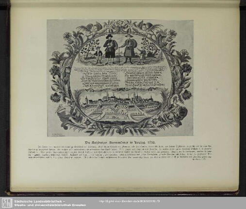 Die Salzbuger Auswanderer in Leipzig. 1732