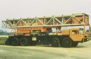 Besichtigungs-, bühne auf Lkw