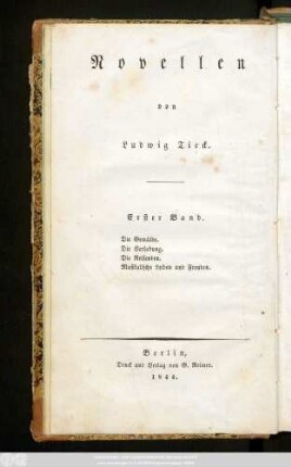 Bd. 17: Die Gemälde. Die Verlobung. Die Reisenden. Musikalische Leiden und Freuden