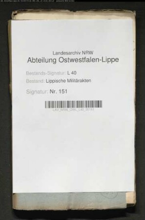 Kostenrechnung für das lipp. Kreiskontingent für April 1796