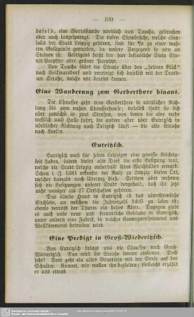 Eine Wanderung zum Gerberthore hinaus