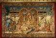 "Die Audienz beim Kaiser von China", Tapisserie aus der mehrteiligen Großmogulfolge, Manufaktur: Jean Barband II, Berlin um 1720. Inv.Nr. IX 1144