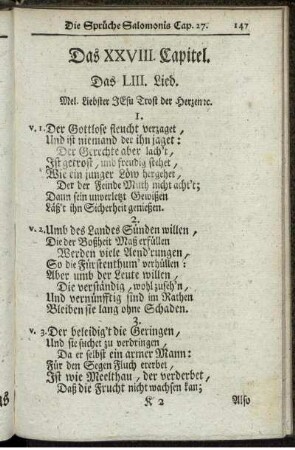 Das XXVIII. Capitel.