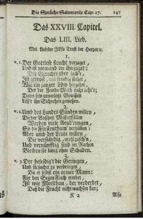 Das XXVIII. Capitel.