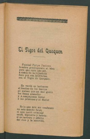 El tigre del Quequen