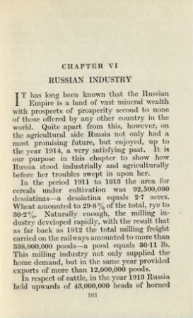 Chapter VI Russian industry