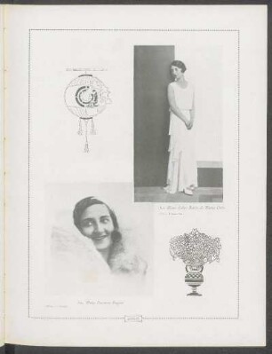 [Fotografías de] Sra. María Esther Baños de Muñoz Oribe [y] Srta. María Ernestina Frugoni
