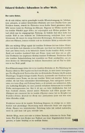 Schwaben in aller Welt II. Teil.
