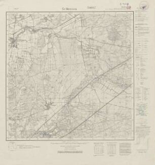 2723 (alte Nr.: 1295) Gr. Sittensen, Meßtischblatt (4cm - Karte)