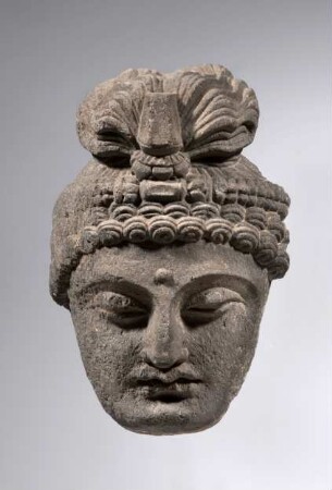 Kopf eines Bodhisattva mit Turban