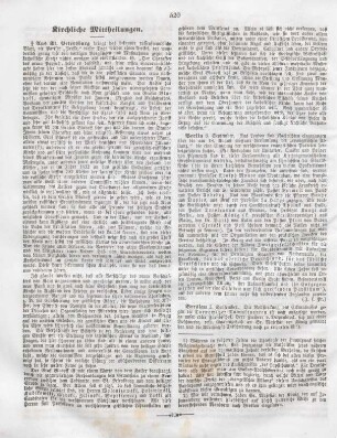 520 Kirchliche Mittheilungen