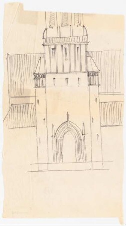 Unzugeordnete Kirchen-Projekte (Skizzen): Kirchturm