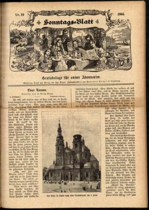 Ausgabe vom Sonntag, den 16. Juli 1905.