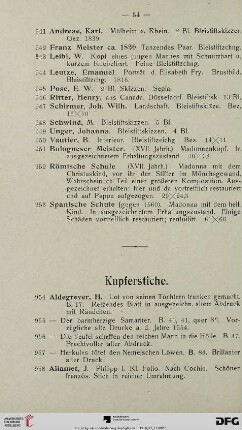 Kupferstiche (Nr. 954-1504)