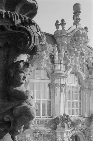 Dresden. Zwinger, Wallpavillon, Obergeschoß, Hofseite