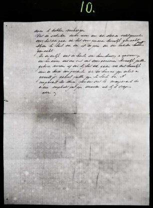 Fotografie weitererer Verfügungen, ergänzend zum Testament von J. H. Insinger (?) (Seite 2)